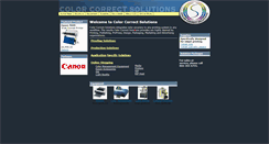 Desktop Screenshot of colorcorrectsolutions.com